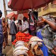 Lagos Governor Sanwo-olu at the Bariga market, January 10, 2020 (Gboyega Akosile)