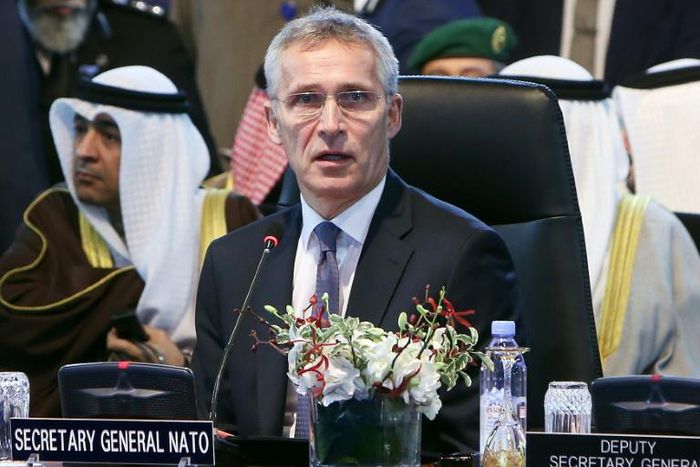 NATO Secretary General Jens Stoltenberg tells a Kuwait gathering that the military alliance has never faced such a 'complex security' environment in its history