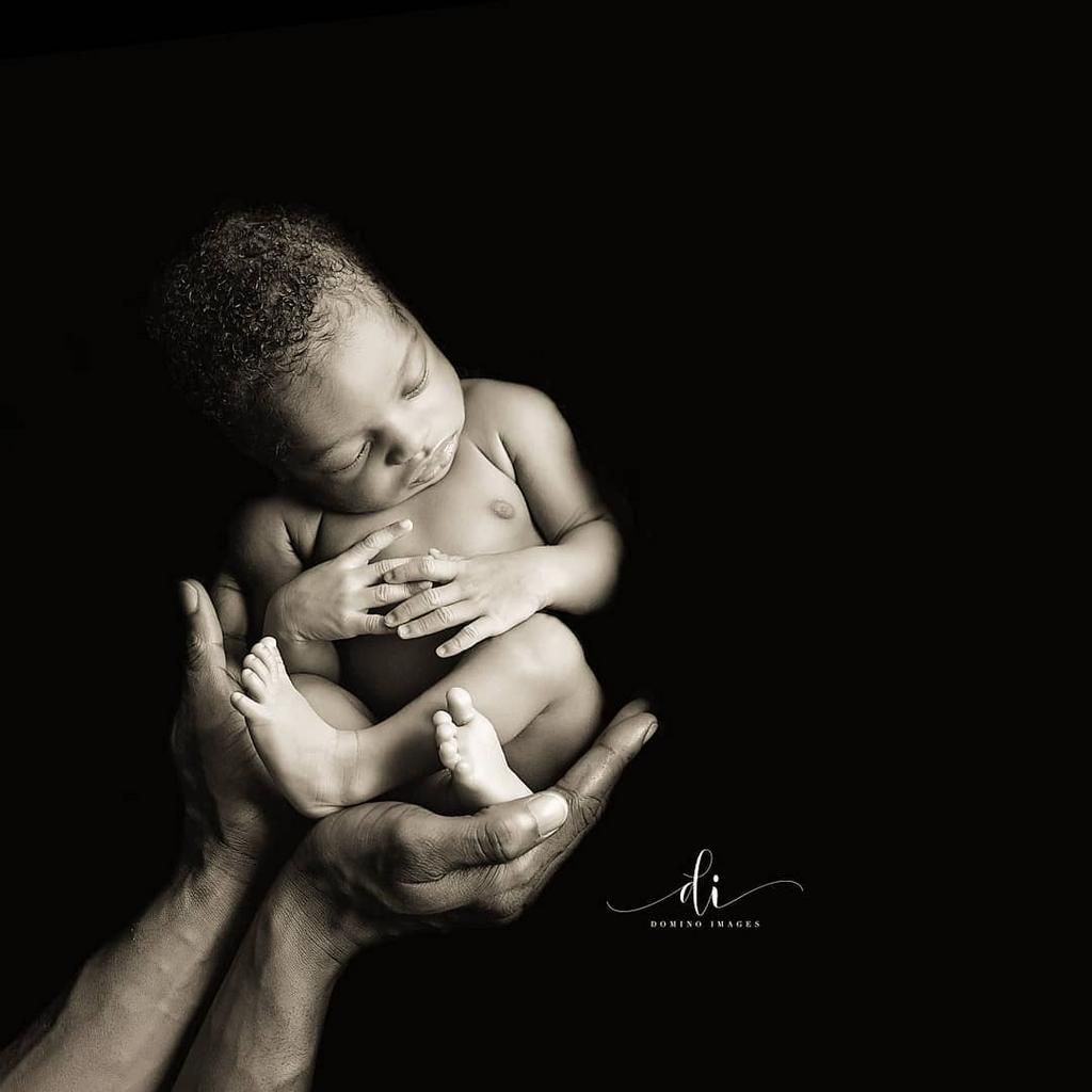 He announced the good news on his Instagram page on Tuesday, July 16, 2019, with a cute photo of his wife before the arrival of the baby. According to him, a star has been born into his household. [Instagram/GideonOkekeNg]