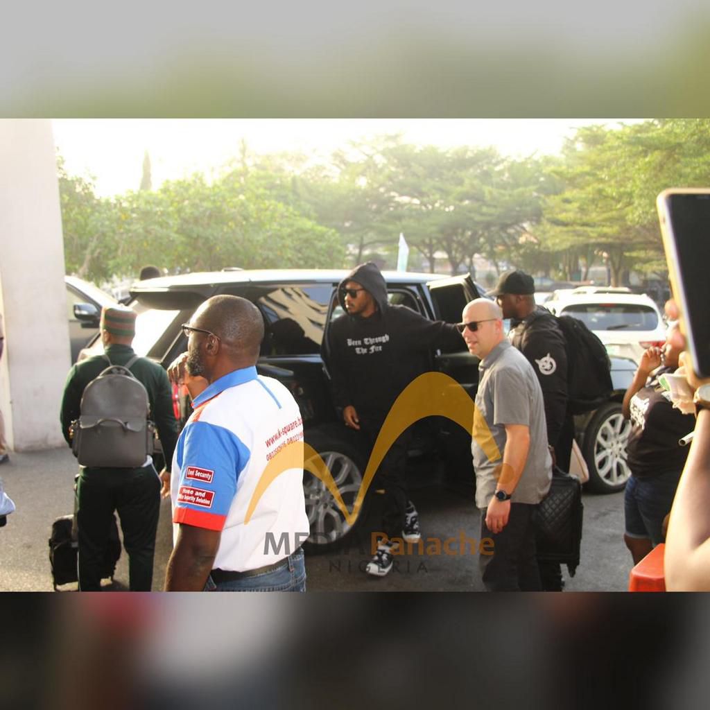 Photos: American Rapper Future and rumoured girlfriend Lori Harvey in Lagos, Nigeria