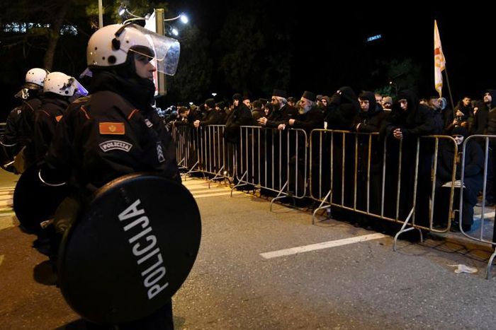 Members of the Serbian Orthodox Church have staged nightly protests since the controversial law was passed in late December