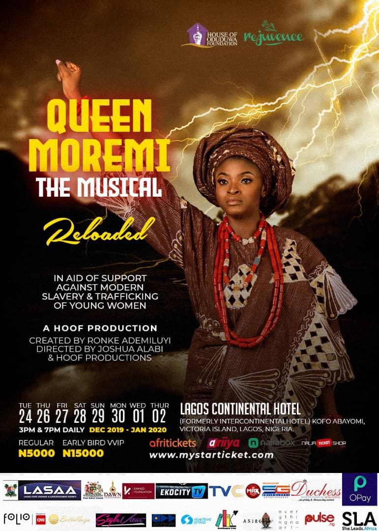 See the legendary Queen Moremi live on stage this December!