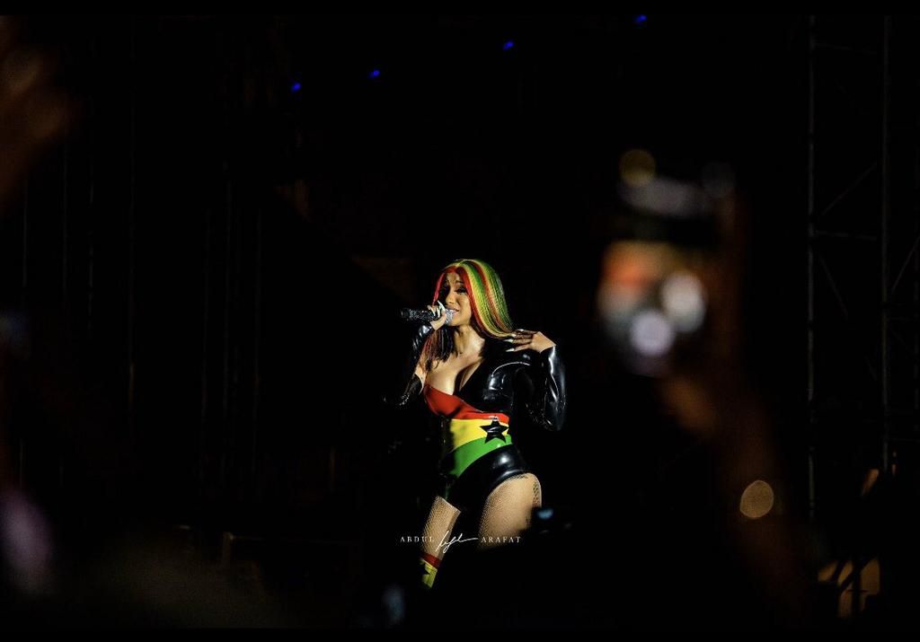Cardi B in Ghana (Photo: Abdul Arafat)