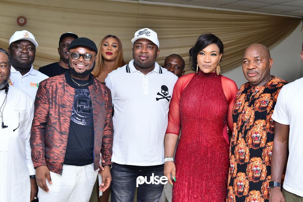 Guests at La'vee Rooftop official opening party