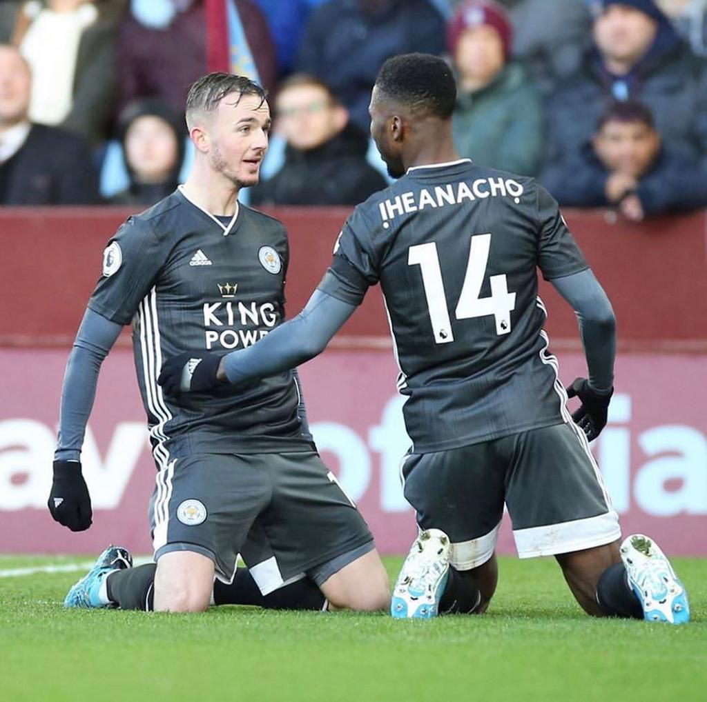 James Maddison and Kelechi Iheanacho (Getty Images)