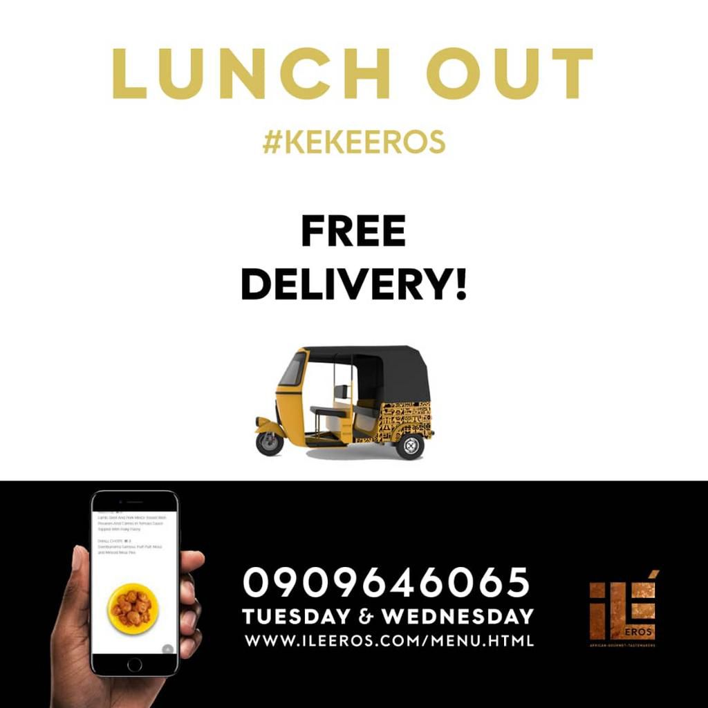 Get your lunch out with ILÉ EROS and enjoy happy hour on Thursdays!