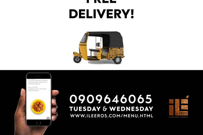 Get your lunch out with ILÉ EROS and enjoy happy hour on Thursdays!