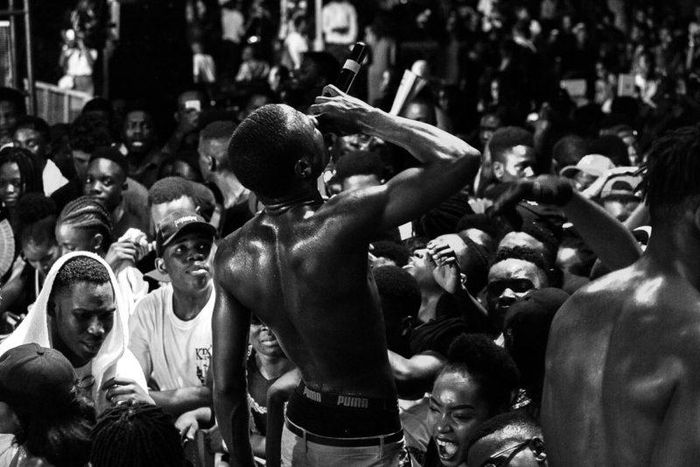 I Just Got Back Kids turning up to J Hus at Nativeland in December 2016