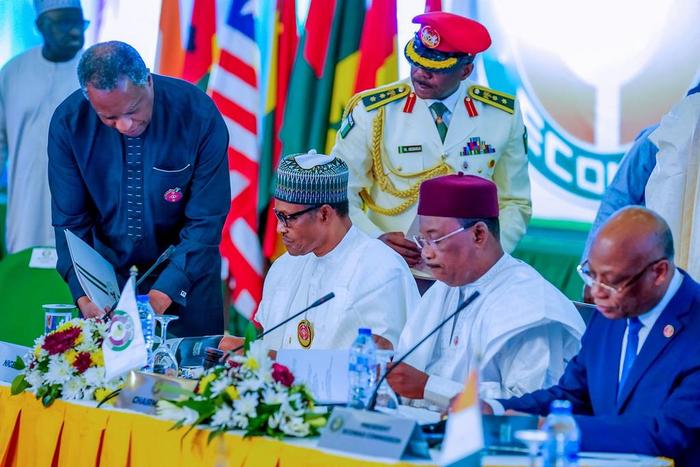 Buhari holds bilateral talks with African leaders as ECOWAS commences 56th Session