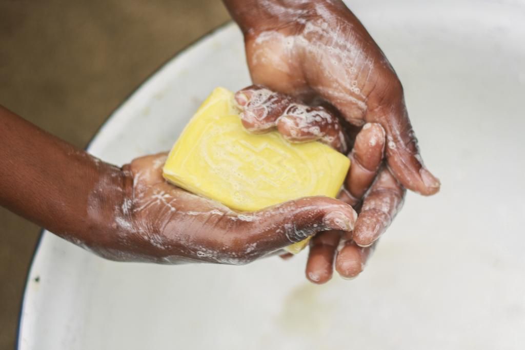 Handwashing with LifeBuoy