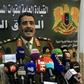 Spokesman for Khalifa Haftar's forces Ahmad al-Mesmari announced the capture of Sirte from forces loyal to Libya's unity government on Monday


 spokesman for Haftar's forces, addresses the media in the eastern Libyan city of Benghazi on January 6, 202...