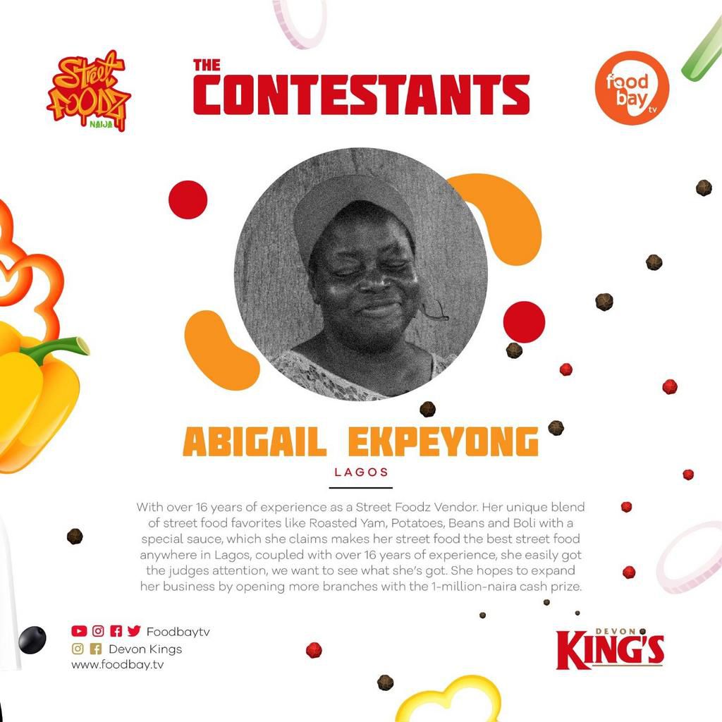 Contestants in the King of Street Foods Contest