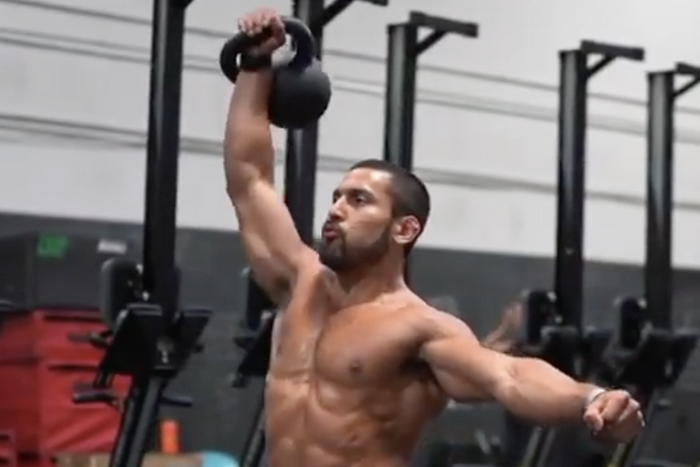 Triple Press Kettlebell Flow Builds Your Shoulders