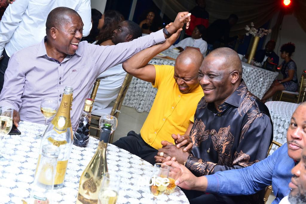 Guests at La'vee Rooftop official opening party