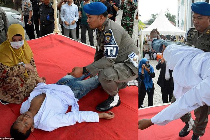 Man who fainted during 100 lashes for premarital sex was revived to take the rest before being rushed to the hospital