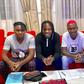 L-R: Fabian Blu, Naira Marley, Zinoleesky and Moh Bad. (Instagram/Naira Marley)