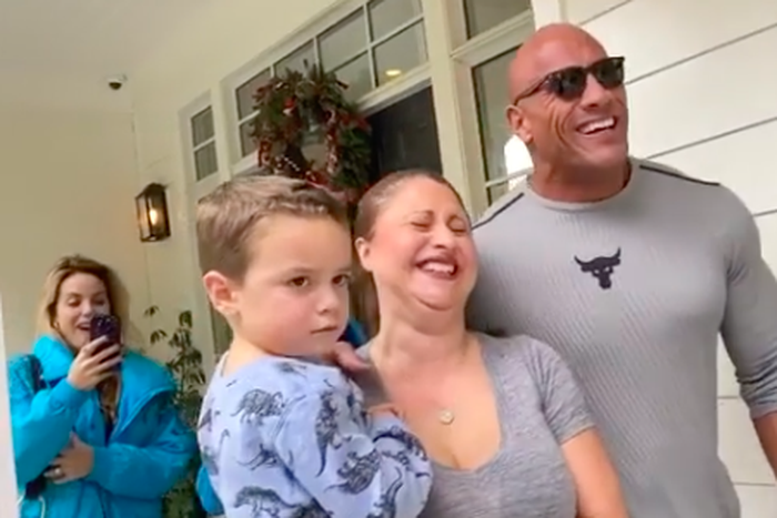 The Rock Buys Sister-in-Law New Car for Xmas