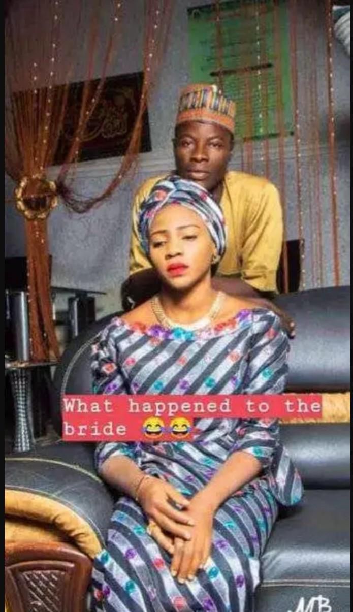 Bride’s facial expression in prewedding photos could scare single people from marrying