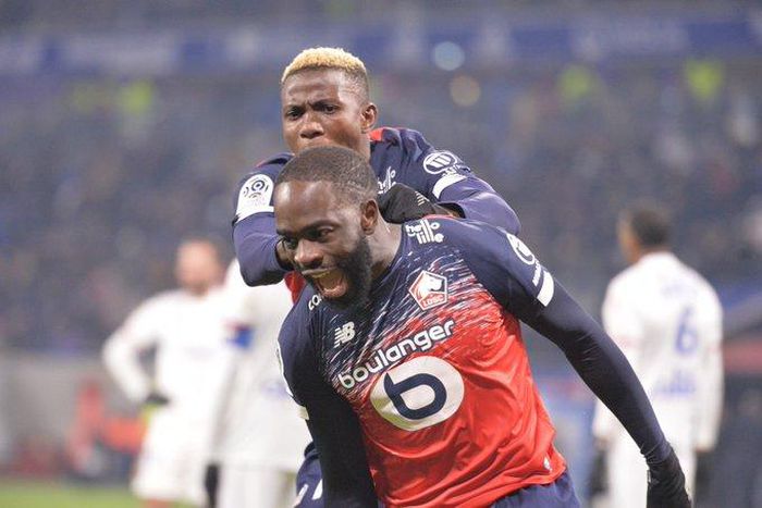 Victor Osimhen and Nanitamo Ikone (Twitter/Lille)