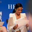 Actress Dakota Fanning (L) and Susan Kelechi Watson attend the 77th Annual Golden Globe Awards nominations announcement at the Beverly Hilton hotel in Beverly Hills on December 9, 2019