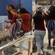 Mystery woman with a very huge backside lands in Ghana