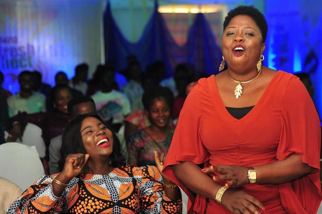 Excited TLCC dealers at the La Casera Refresh & Connect promo Grand Draw in Ibadan