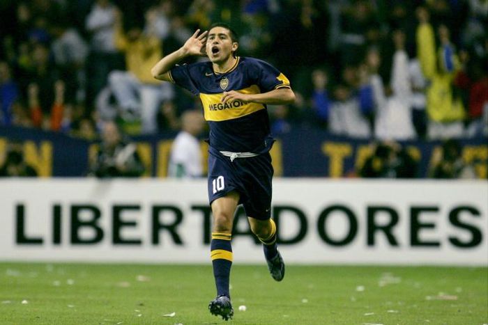 Juan Roman Riquelme led Boca Juniors to their last  Copa Libertadores triumph in 2007