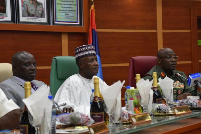 Senate Committee on Defence visit Defence Headquarters on 11/12/2019 (NAN)