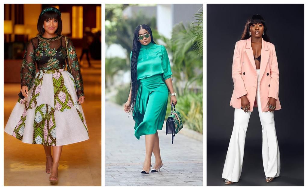 Joseph Dumas, Sandra Ankobiah and Fella Makafui