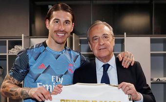 Sergio Ramos and Florentino Perez (Instagram/Sergio Ramos)