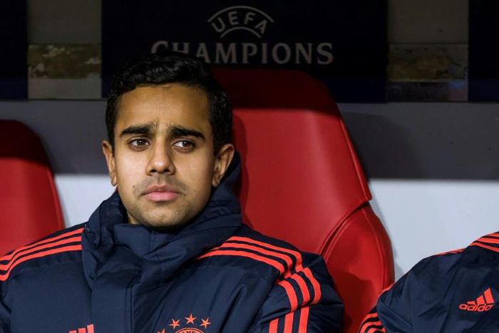 Sarpreet Singh was on the bench for Bayern Munich's Champions League win over Tottenham in midweek