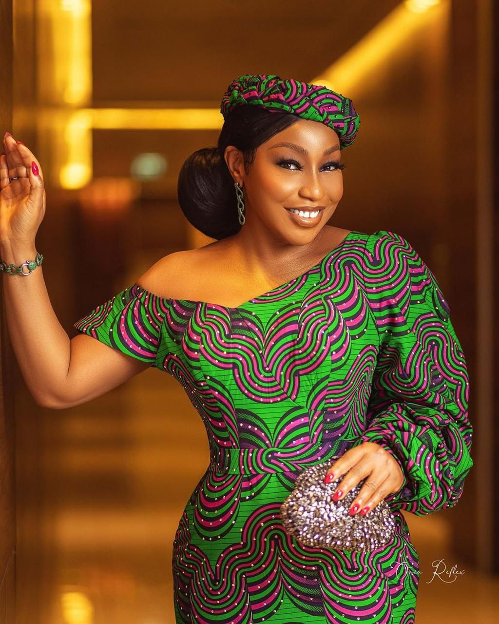Rita Dominic was one of the big stars that attended the premiere of Funke Akindele's directorial debut, 'Your Excellency'. [Instagram/ritadominic]