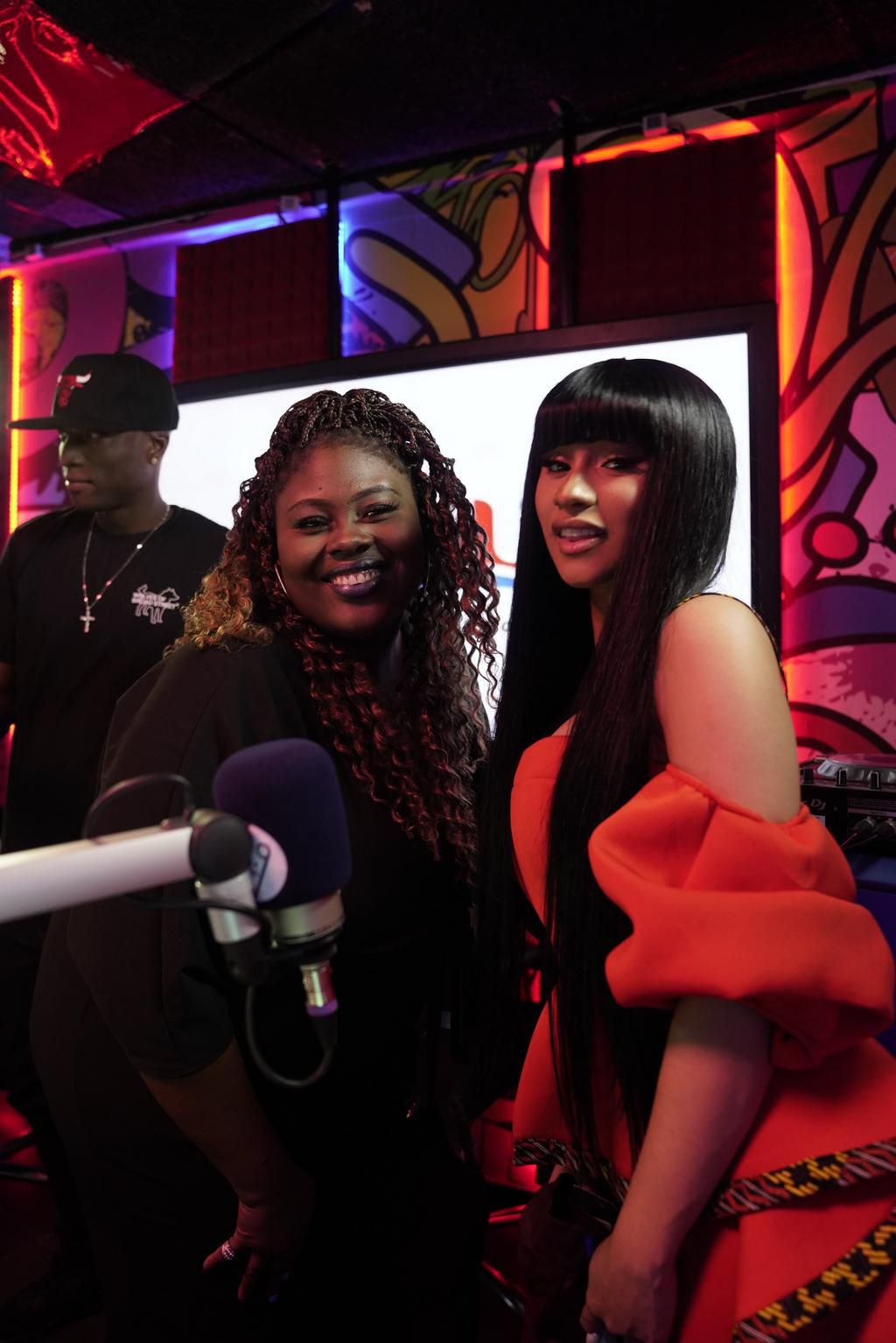 Cool FM hosts Cardi B in first ever live radio interview in Nigeria
