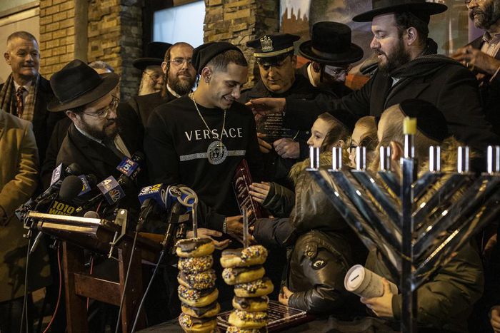 An Emotional Start to Hanukkah in Jersey City