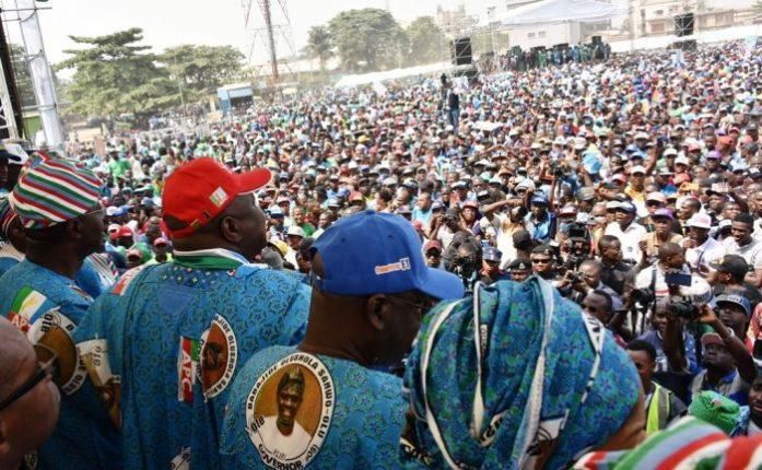 Members of the All Progressives Congress in Lagos during a rally in the state. (PMNews)