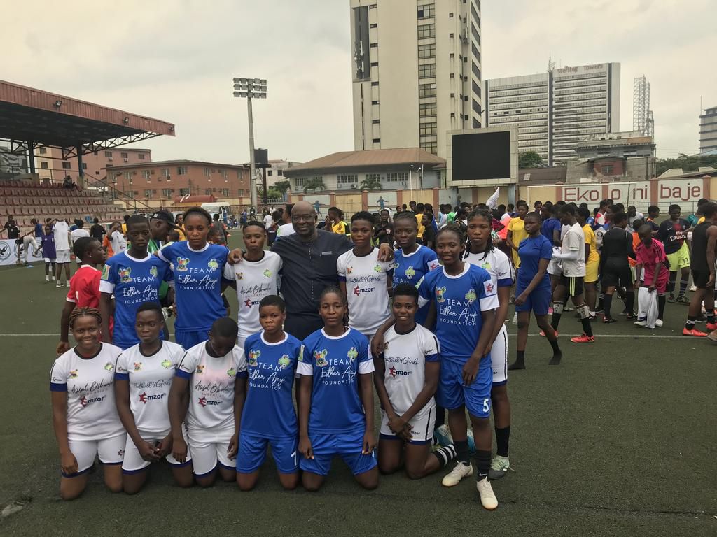 Seyi Akinwunmi at 2019 Asisat Oshoala Football Championship