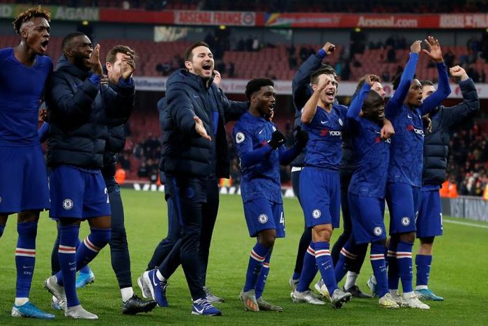 Chelsea manager Frank Lampard revealed a stern half-time exchange inspired their win at Arsenal