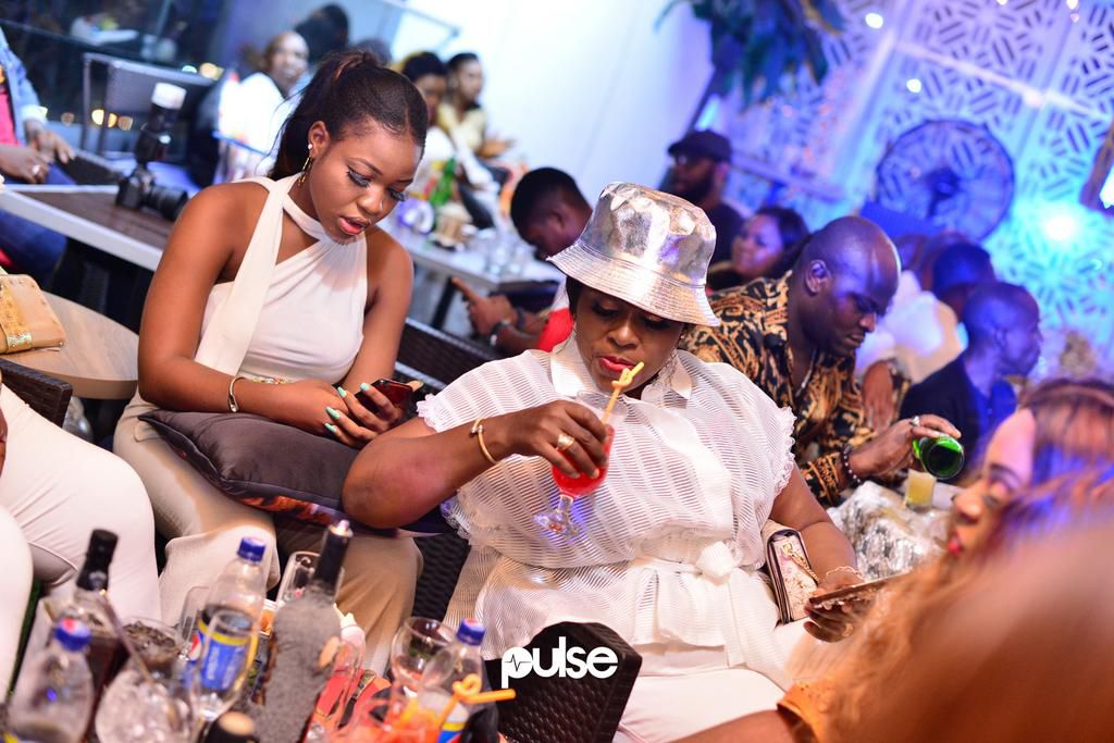 Guests at La'vee Rooftop official opening party