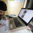 Lebanese cartoonist Mohamad Nohad Alameddine pokes fun at his country's political and economic ills