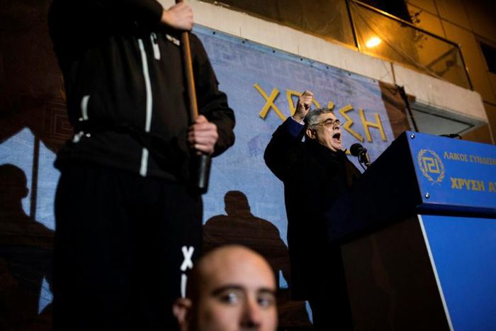 Nikos Michaloliakos and other defendants have denied Nazi links, insisting they are Greek nationalists