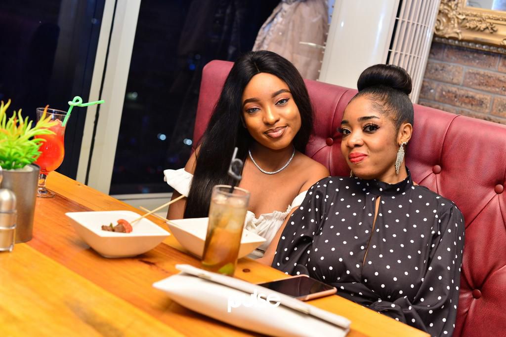 Guests at La'vee Rooftop official opening party