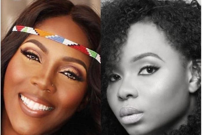 Check out the moment Tiwa Savage brings Yemi Alade out. (Jaguda)