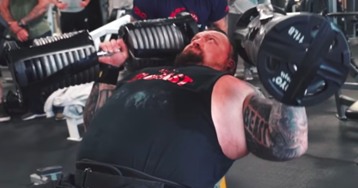 Strongman Eddie Hall Just Attempted the World's Heaviest Incline ...