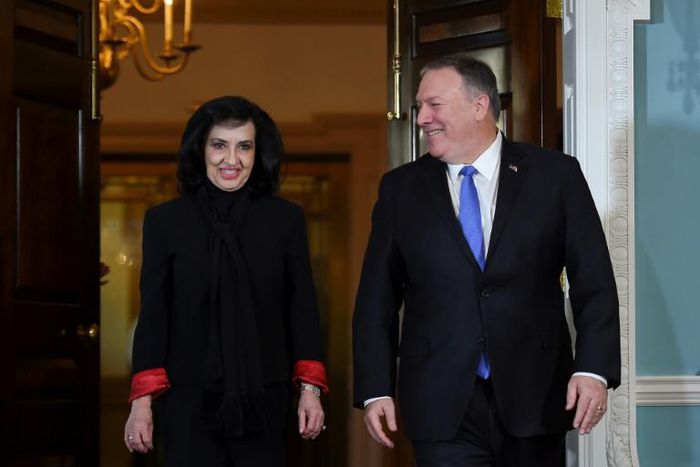 Colombia's Foreign Minister Claudia Blum met with US Secretary of State Mike Pompeo for the first time since she took office in November 2019