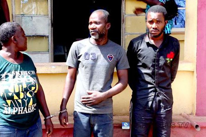 All the killers of Favour Daley-Oladele, L-R Owolabi’s mother, Bola, Pastor Philip and Owolabi Adeeko (PM News)