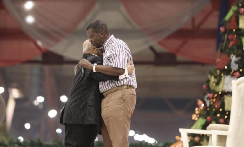 Stephen Rathod and Pastor Adeboye (Thehgcongress)