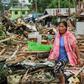 Kammuri's fierce winds toppled trees and flattened flimsy homes across a swathe of the nation's north on Tuesday