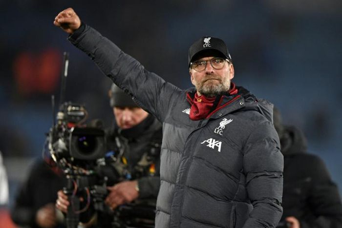 Happy new year: Jurgen Klopp's Liverpool were the big winners of the Premier League's busy festive period