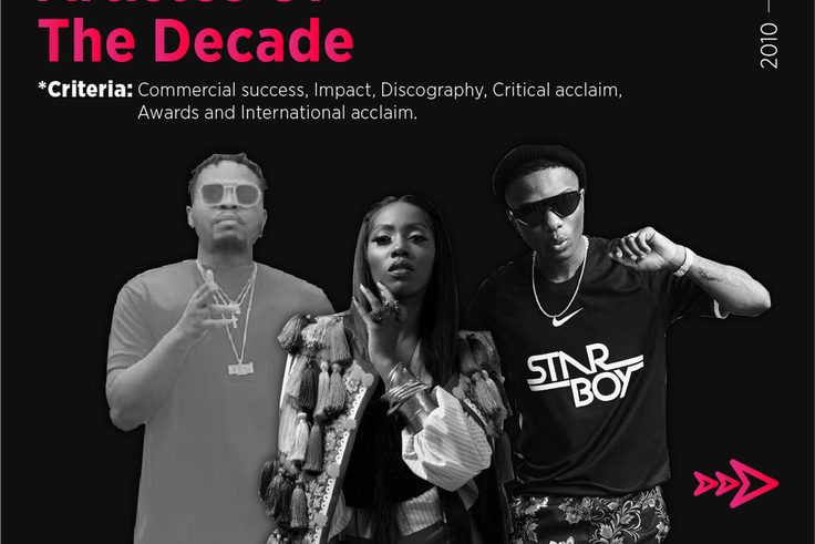 Here are the 10 hottest Nigerian artists of the decade (The 2010s). (Pulse Nigeria)