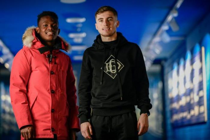 Welsh forward Rabbi Matondo (L) and English defender Jonjoe Kenny chose to leave the Premier League to establish themselves in the Bundesliga